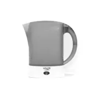 Adler | Travel Kettle | AD 1268 | Standard | 600 W | 0.6 L | Plastic | White