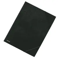 Kummiga mapp Esselte A3 kartong, must