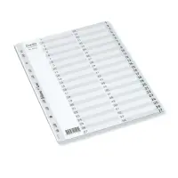 Vahelehed Bantex Strong Line A4, plastik 1-54