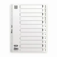 Vahelehed ELBA A4, dec-jan, plast