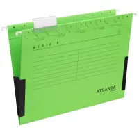 Rippkaaned E-SERIE Jalema A4 turvaribaga, roheline 3Re (kogus 2 tükki)