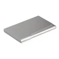 Visiitkaardihoidja Durable, 90x55mm, metall/hõbe