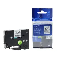 Markeerimislint Brother TZE-231, 12mm, must/valgel, analoog