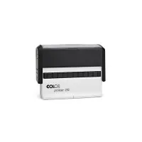 Tempel Colop Printer 25, must korpus, sinine padi