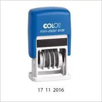 Tempel kuupäevaga Colop, S120, must tint