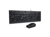 Lenovo 4X30L79928 klaviatuur Hiir kaasa arvatud Universaalne USB QWERTY Eesti Must