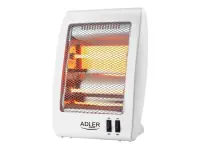 Adler | Heater | AD 7709 | Halogen Heater | 800 W | Number of power levels 2 | White – pilt 8