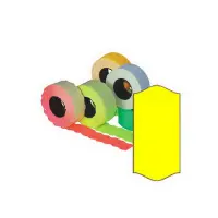 Markeerimislindid 26x12mm, kollane/ümar, 5 tk