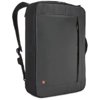 Case Logic | Era Hybrid Briefcase | Fits up to size 15.6 " | Messenger - Briefcase/Backpack | Shoulder strap | Obsidian