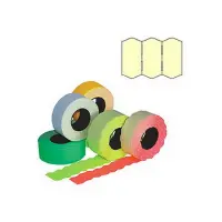 Markeerimislindid 26x16mm, valge/ümar, 5tk