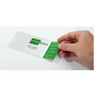 Iseliimuvad taskud Durable Pocketfix, 57x90mm, visiitk-le, 10 tk