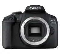 Canon EOS 2000D + EF-S 18-55mm f/3.5-5.6 III SLR-kaamera komplekt 24,1 MP CMOS 6000 x 4000 pikslit Must