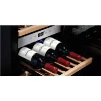 Caso | Wine cooler | WineChef Pro 40 | Energy efficiency class G | Showcase | Free standing | Bottles capacity Up to 40 bottles | Cooling type Compressor technology | Stainless steel/Black – pilt 5