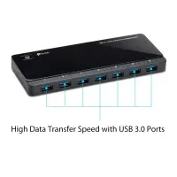 TP-Link UH720 jaotur USB 3.2 Gen 1 (3.1 Gen 1) Micro-B 5000 Mbit/s Must – pilt 11