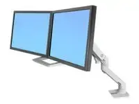 ERGOTRON HX Dual Monitor Desktop Arm whi