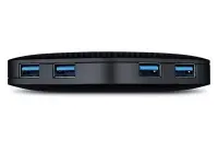 TP-Link UH400 V3 jaotur USB 3.2 Gen 1 (3.1 Gen 1) Type-A 5000 Mbit/s Must – pilt 12