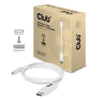 CLUB 3D USB 3.1 C to DP 1.2 UHD Male/Mal