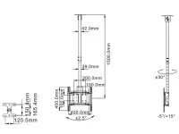 Multibrackets 5460 infoekraani kinnitus 139,7 cm (55") Must – pilt 17