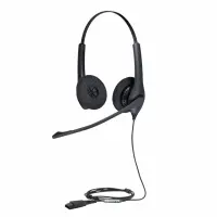 Jabra Biz 1500 Kõrvaklapp Juhtmega ühendatud Peavõru Kontor/kõnekeskus Bluetooth Must