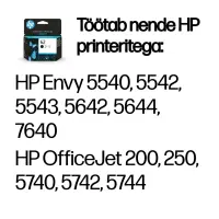 HP 62 Black Original Ink Cartridge – pilt 5