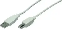 LogiLink 1.8m USB 2.0 USB-kaabel 1,8 m USB A USB B 0,48 Gbit/s Hall