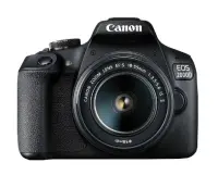 Canon | EOS | 2000D 18-55 IS II EU26 | SLR Camera Kit | Megapixel 24.1 MP | Image stabilizer | ISO sensitivity (max) 12800 | Display diagonal 3.0 " | Wi-Fi | Video recording | APS-C | Black