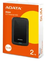 HV300 | AHV300-2TU31-CBK | 2000 GB | 2.5 " | USB 3.1 | Black | backward compatible with USB 2.0, 1. HDDtoGo free software only compatible with Windows. 2. Compatibility with specific host devices may vary and could be affected by system environment. 3. Connecting via USB 2.0 requires plugging in to two USB ports for sufficient power delivery. A USB Y-cable will be needed. – pilt 5