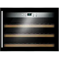 Caso | Wine cooler | WineSafe 18 EB | Energy efficiency class G | Built-in | Bottles capacity 18 bottles | Cooling type Compressor technology | Black