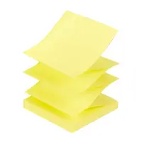 Z-märkmepaber FORPUS 75 x 75 mm, kollane, 100 lehte (kogus 2 tükki)