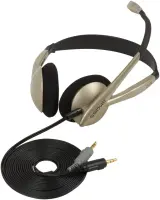 Koss | Headphones | CS100 | Wired | On-Ear | Microphone | Black/Gold – pilt 2