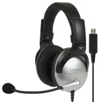 Koss | Gaming headphones | SB45 USB | Wired | On-Ear | Microphone | Silver/Black | Noise canceling