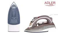 Adler | Iron | AD 5030 | Steam Iron | 3000 W | Water tank capacity 310 ml | Continuous steam 20 g/min | Brown – pilt 2