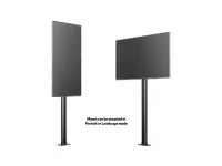 Multibrackets 2401 infoekraani kinnitus 160 cm (63") Must – pilt 16