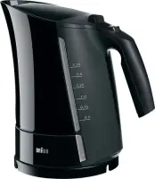 Braun | Kettle | WK 300 | Standard | 2200 W | 1.7 L | Plastic | 360° rotational base | Black