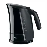 Braun | Kettle | WK 300 | Standard | 2200 W | 1.7 L | Plastic | 360° rotational base | Black