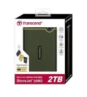 External HDD|TRANSCEND|StoreJet|1TB|USB 3.1|Colour Green|TS1TSJ25M3G – pilt 4