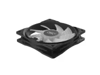 DeepCool RF120W Arvuti korpus Ventilaator 12 cm Must, Poolläbipaistev 1 tk