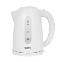 Camry | Kettle | CR 1254 | Standard | 2200 W | 1.7 L | Plastic | 360° rotational base | White