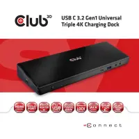 CLUB 3D USB C 3.2 Gen1 Universal Triple
