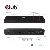 CLUB3D CSV-1562 sülearvuti dokk ja pordireplikaator Dokkimine USB 3.2 Gen 1 (3.1 Gen 1) Type-C Must – pilt 20