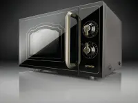 Gorenje | Microwave oven with grill | MO4250CLB | Free standing | 20 L | 700 W | Grill | Black – pilt 3