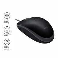 Logitech M110 Silent hiir Kontor Mõlemakäeline USB tüüp A Optiline 1000 DPI – pilt 3