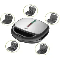 Adler | Sandwich maker | AD 3040 | Number of plates 5 | Multigrill | Number of pastry 2 | 1200 W | Ceramic coating | Black – pilt 4