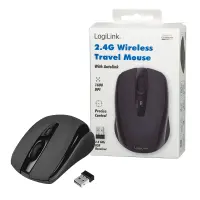 Logilink | Maus optisch Funk 2.4 GHz | wireless | 2.4GH wireless mini mouse with autolink | Black – pilt 5