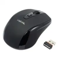Logilink | Maus optisch Funk 2.4 GHz | wireless | 2.4GH wireless mini mouse with autolink | Black