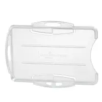 Kaardihoidja Durable 54x85mm, läbipaistev, kahepoolne