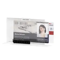 Kaardihoidja Durable Pushbox Duo, 54x87mm, 10tk