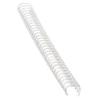 Köitespiraalid Fellowes 12mm, valge, 100 tk, metall