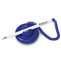 Kliendipastapliiats Forpus Table-Pen korpus sinine/valge, tint sinine