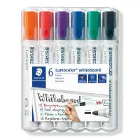 Tahvlimarker Staedtler Lumocolor,ümar ots 6 värvi komplekt